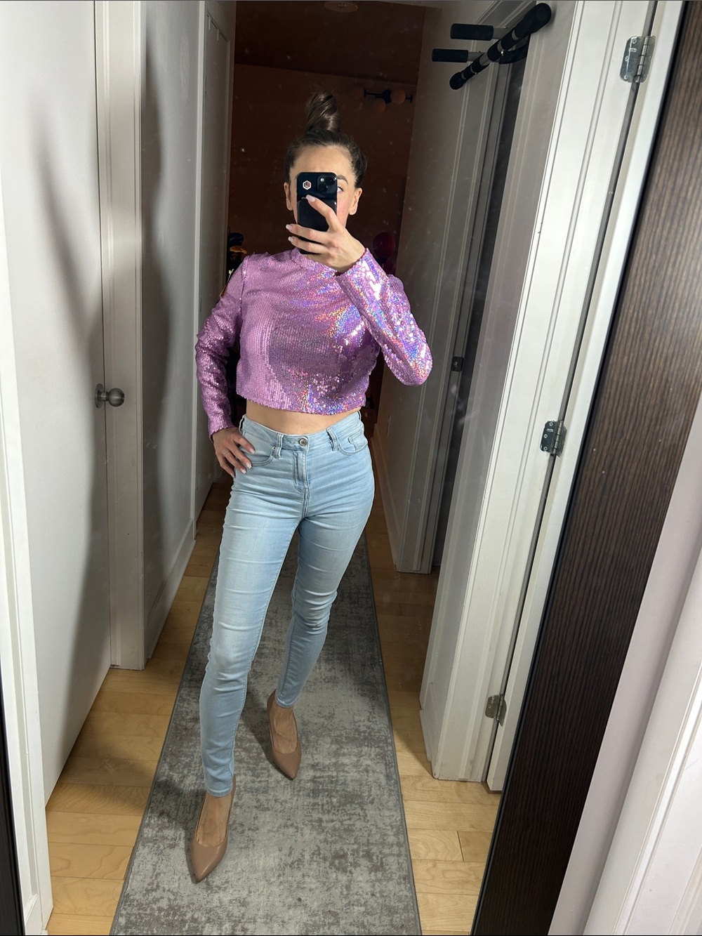 Stradivarius Sparkly Top